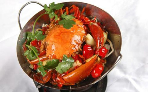 天津哪里教干锅香辣蟹的做法?