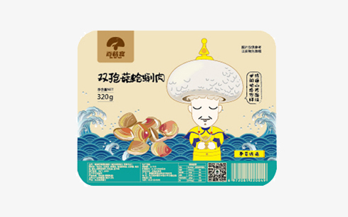 百菇宴双孢菇蛤蜊肉320g