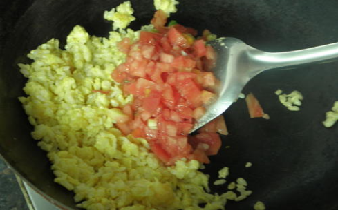 番茄鸡蛋炒饭