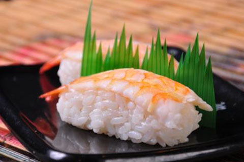 甜虾手握寿司