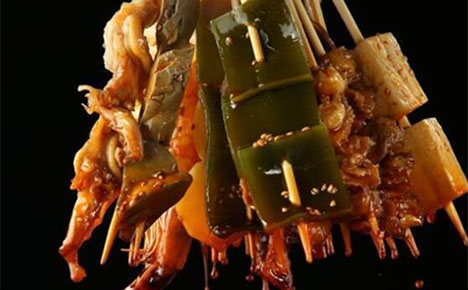 吃喜牛肉串串
