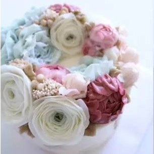 最美的花开在最美的蛋糕
