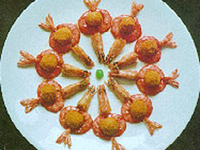 海派菜谱三味灯笼虾